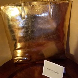 Mark and Graham Fillmore Vegan Leather Zipper Tote